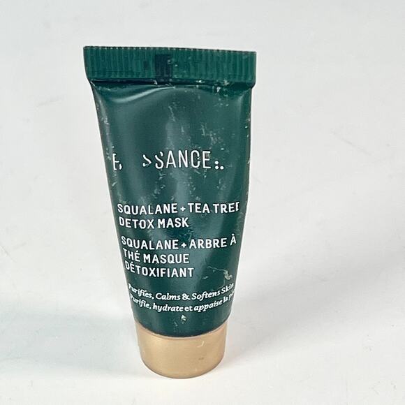 Biossance Squalane Tea Tree Detox Mask Purify Calm Soften Travel .25oz 7.5ml New - Picture 1 of 4